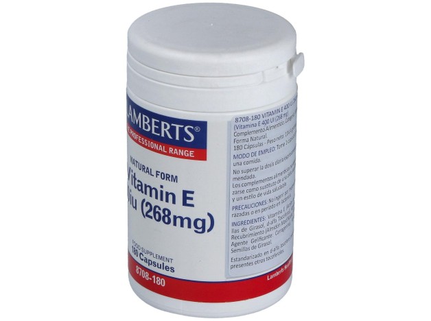 Lamberts Vitamina E Natural 400Ui 180 Comprimidos