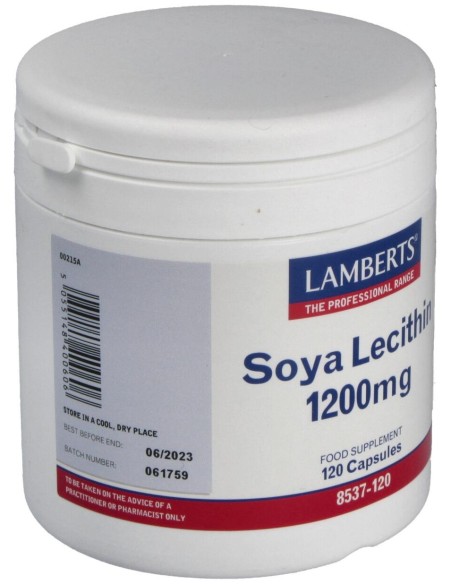 Lecitina De Soja 1200 Mg. 120 Cap.