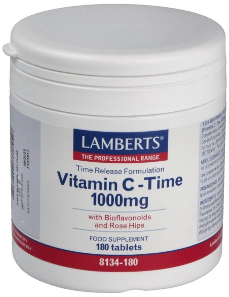 Vitamina C 1000Mg Con Bioflavonoides 180 Cápsulas