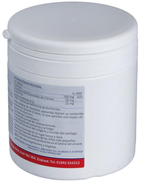 Vitamina C 500Mg. Time Lib. Sostenida 250 Comp.
