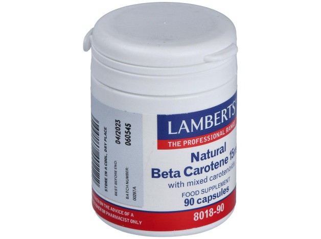 Lamberts Beta Caroteno Natural 15Mg 90Caps.