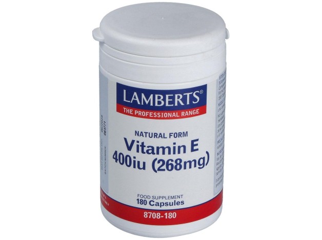 Lamberts Vitamina E Natural 400Ui 180 Comprimidos
