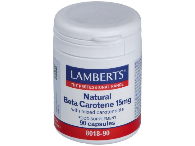 Lamberts Beta Caroteno Natural 15Mg 90Caps.
