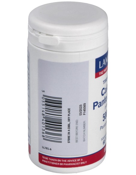 Lamberts Calcium Pantothenate 500Mg 60Comp