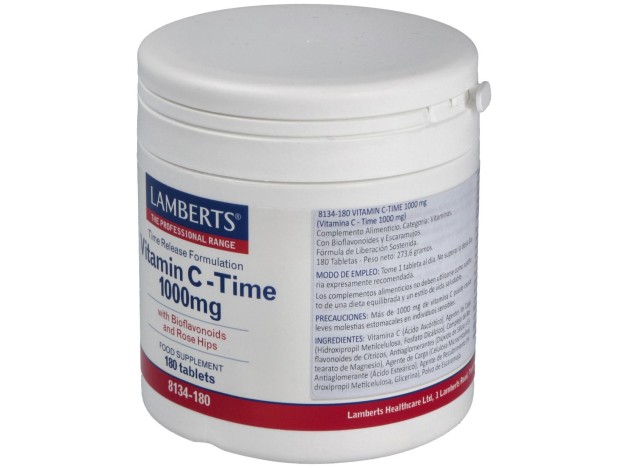 Vitamina C 1000Mg Con Bioflavonoides 180 Cápsulas