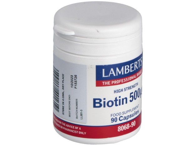 Lamberts Biotin 500Mg 90Cáps