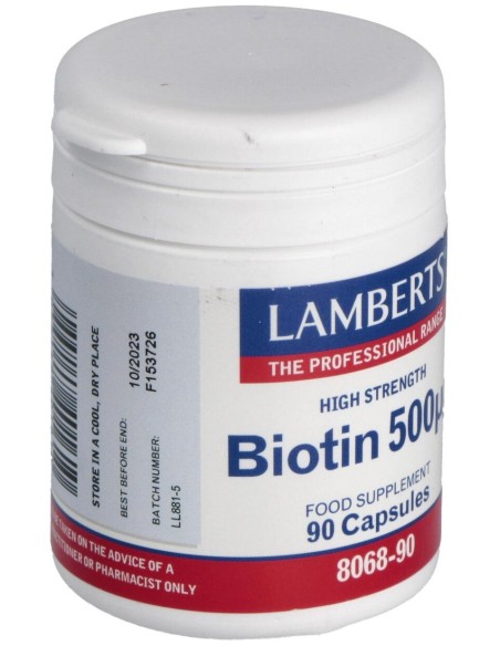 Lamberts Biotin 500Mg 90Cáps