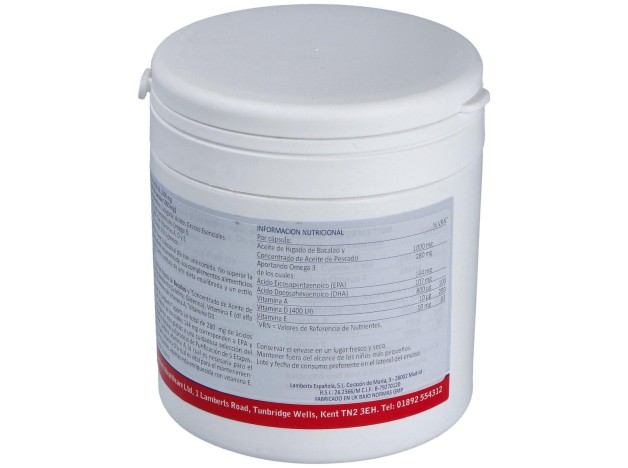 Aceite De Higado De Bacalao 1000 Mg. 180 Cap.