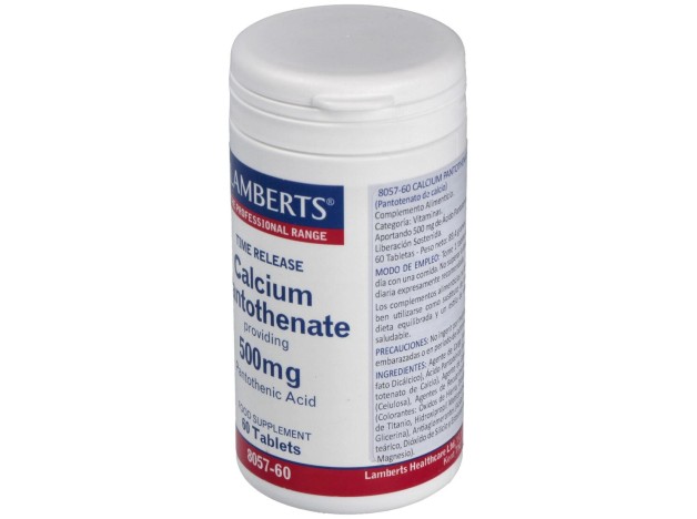 Lamberts Calcium Pantothenate 500Mg 60Comp