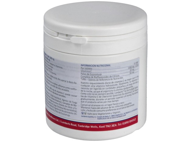 Vitamina C 1000Mg Con Bioflavonoides 180 Cápsulas