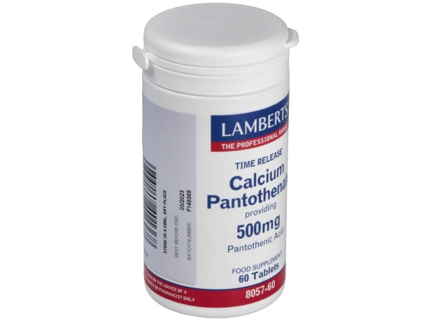 Lamberts Calcium Pantothenate 500Mg 60Comp