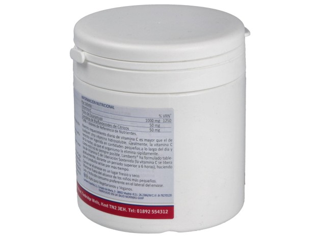 Vitamina C 1000Mg Con Bioflavonoides 180 Cápsulas