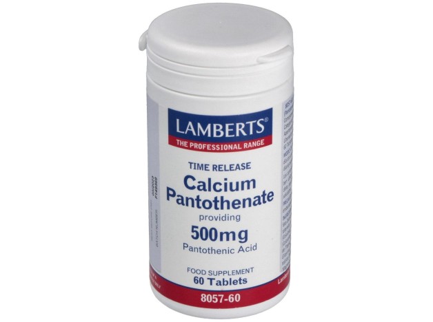 Lamberts Calcium Pantothenate 500Mg 60Comp