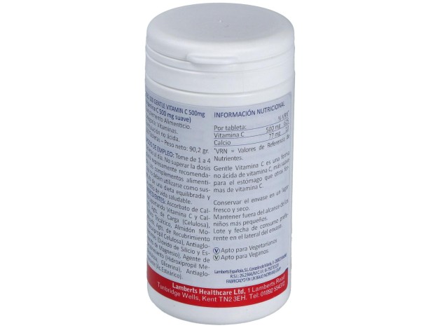 Lamberts Gentle Vitamina C 500Mg 100 Comprimidos