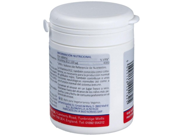 Vitamina B12 100 Mcg. 100 Comp.