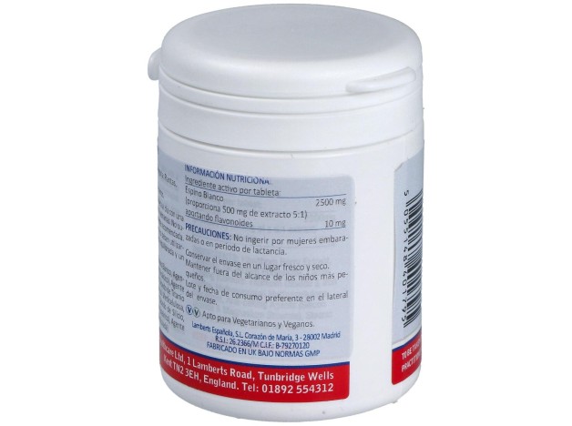Lamberts Espino Blanco 2500Mg 60 Comprimidos