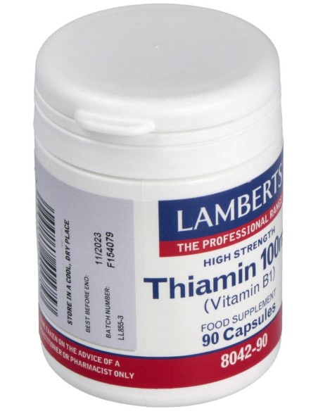 Vitamina B-1 100 Mg.(Tiamina) 90 Cap.
