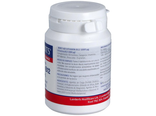 Lamberts Vitamina B12 1000 Mg 60Caps