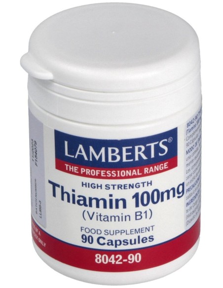 Vitamina B-1 100 Mg.(Tiamina) 90 Cap.
