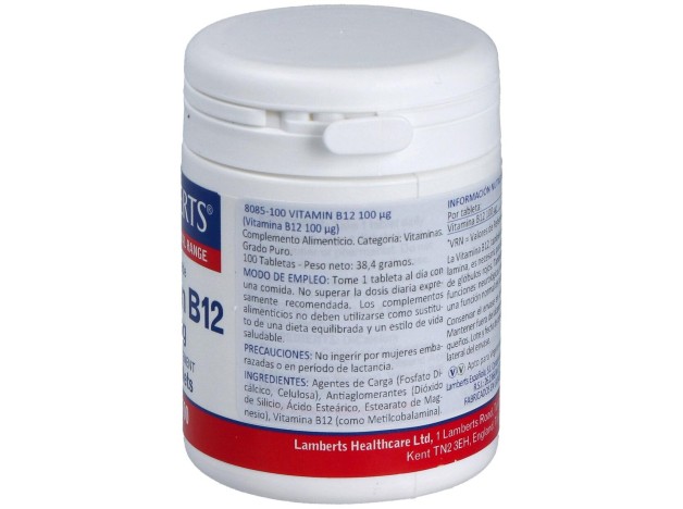 Vitamina B12 100 Mcg. 100 Comp.