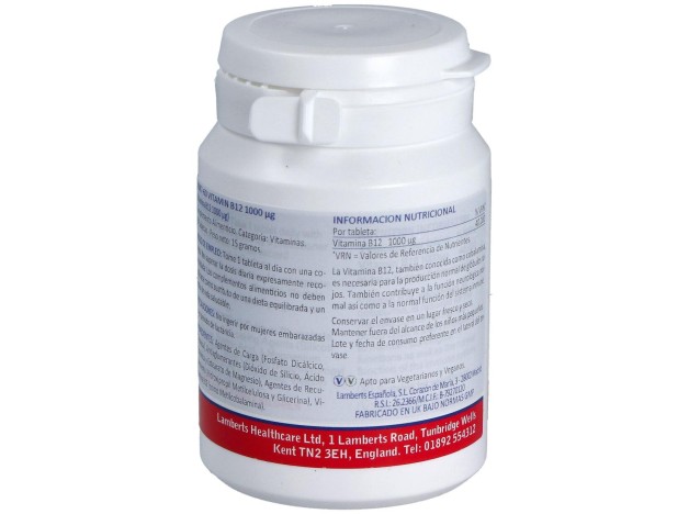 Lamberts Vitamina B12 1000 Mg 60Caps