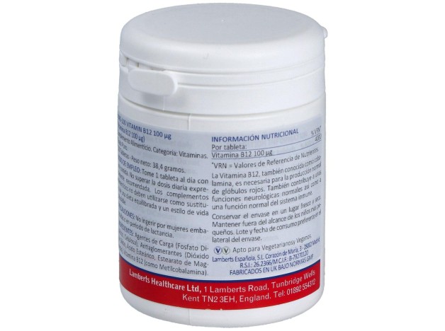 Vitamina B12 100 Mcg. 100 Comp.