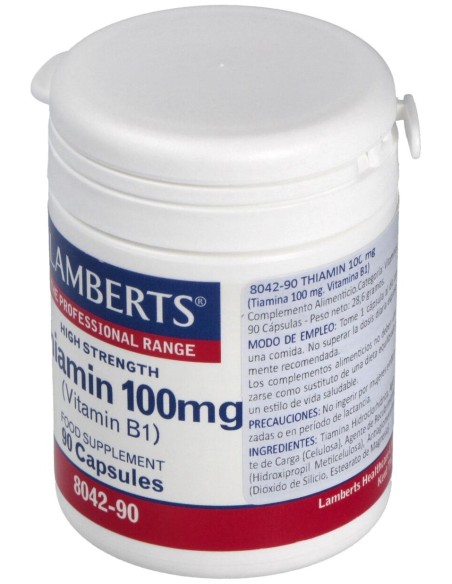 Vitamina B-1 100 Mg.(Tiamina) 90 Cap.
