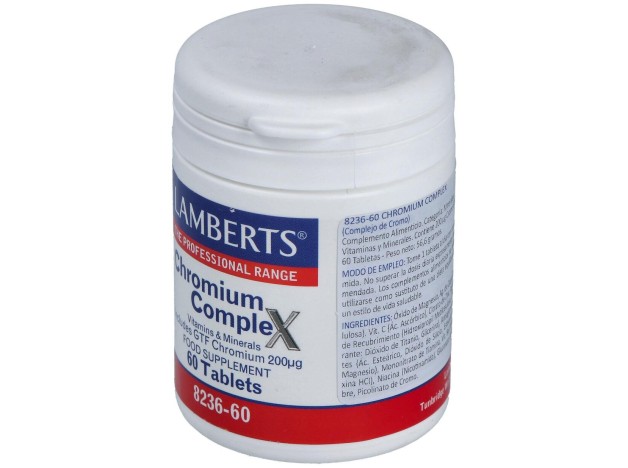 Lamberts Complejo De Cromo 60 Comprimidos
