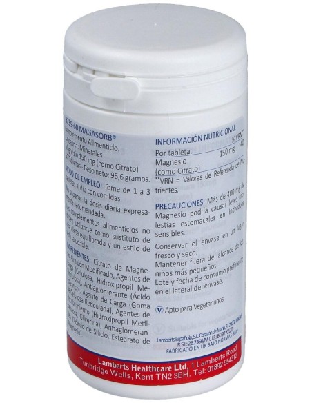 Magasorb 150Mg (Alta Absorcion) 60Comp.