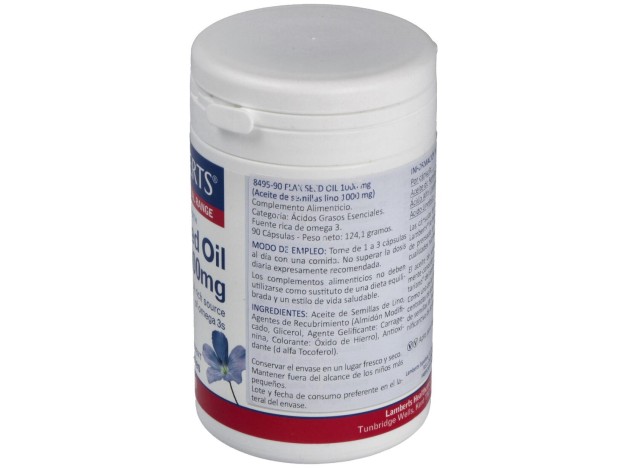 Aceite De Semillas De Lino 1000 Mg. 90 Cap.