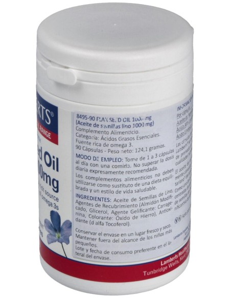 Aceite De Semillas De Lino 1000 Mg. 90 Cap.