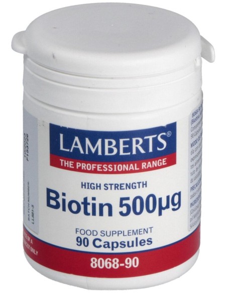 Lamberts Biotin 500Mg 90Cáps