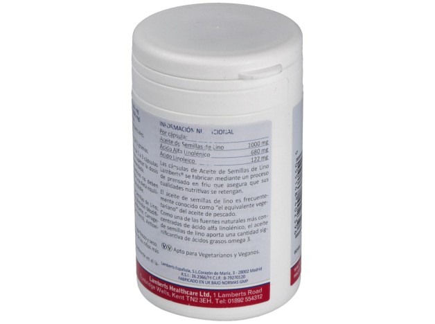 Aceite De Semillas De Lino 1000 Mg. 90 Cap.