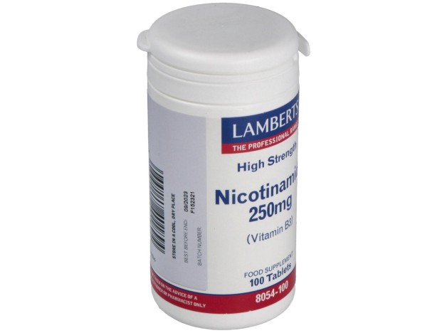 Lamberts Nicotinamida 250Mg Vitamina B3