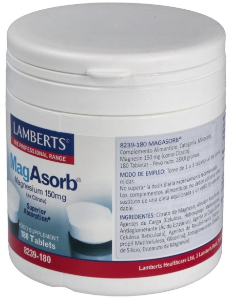 Magasorb 150Mg (Alta Absorcion) 180Comp.