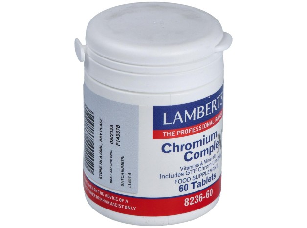 Lamberts Complejo De Cromo 60 Comprimidos