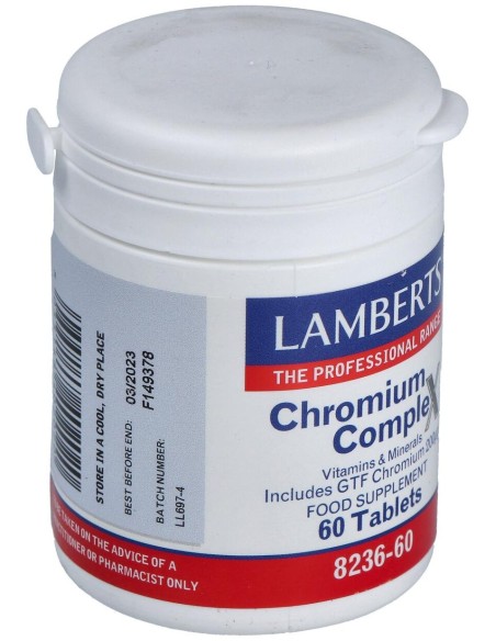 Lamberts Complejo De Cromo 60 Comprimidos