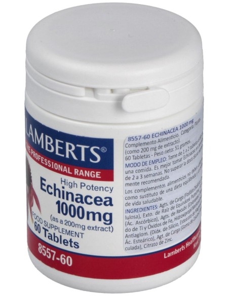 Equinácea 1000Mg 60 Comprimidos