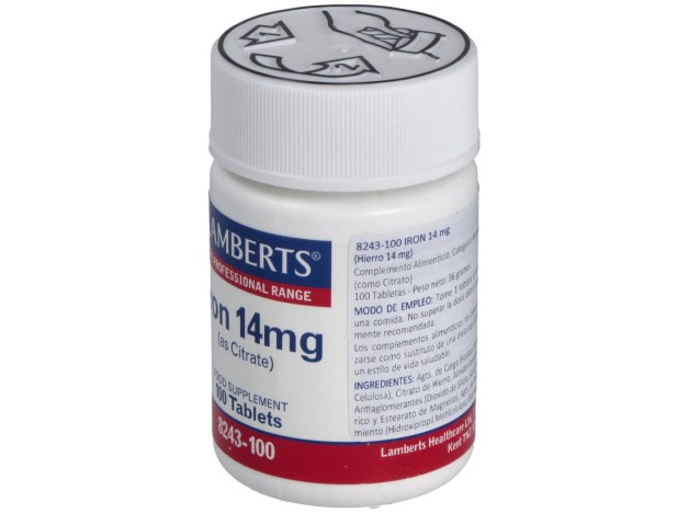 Lamberts Iron 14Mg 100 Tabletas