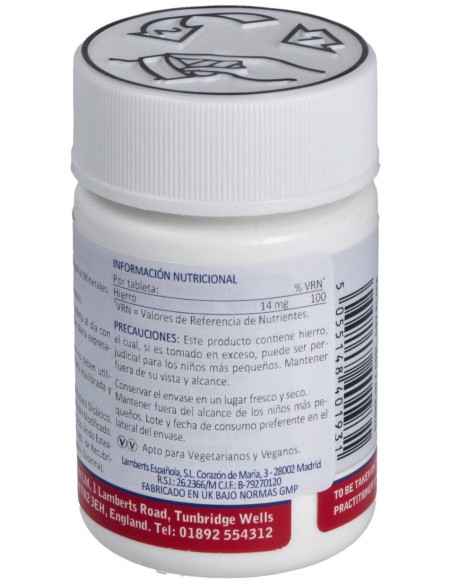 Lamberts Iron 14Mg 100 Tabletas