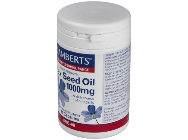 Aceite De Semillas De Lino 1000 Mg. 90 Cap.