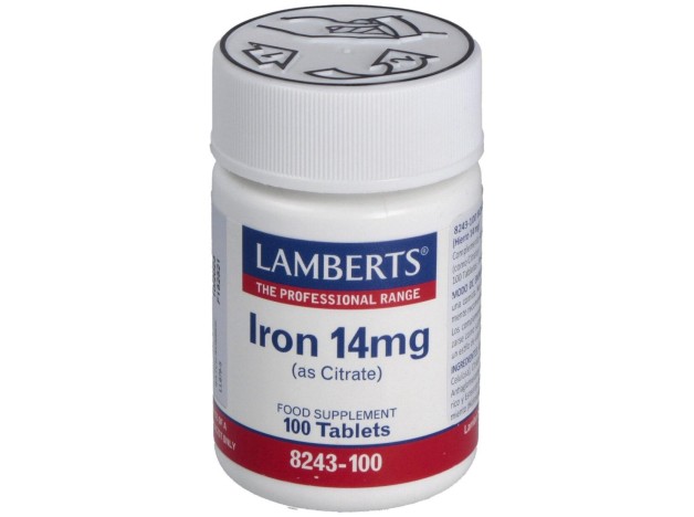 Lamberts Iron 14Mg 100 Tabletas