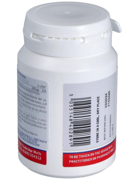 Selenio 200 Mcg. (Como Seleno-L-Metionina) 60Comp.