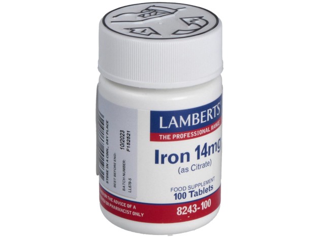 Lamberts Iron 14Mg 100 Tabletas