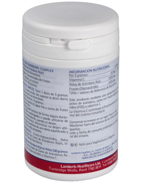 Complejo De Arandanos (Cranberry) 100 Grs.