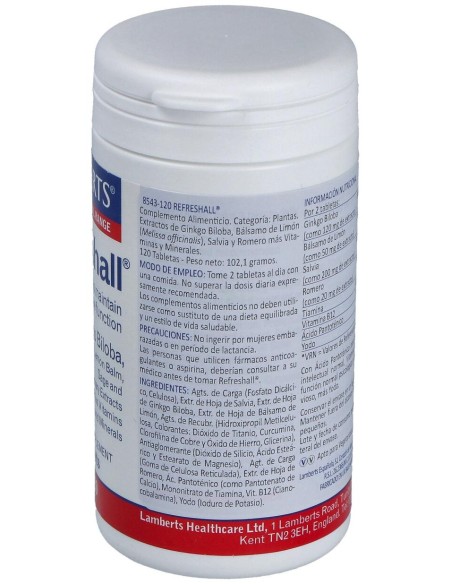 Lamberts Refreshall 120 Comp