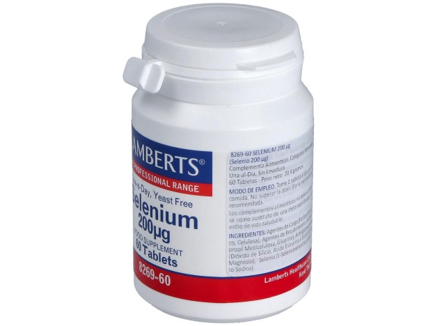 Selenio 200 Mcg. (Como Seleno-L-Metionina) 60Comp.