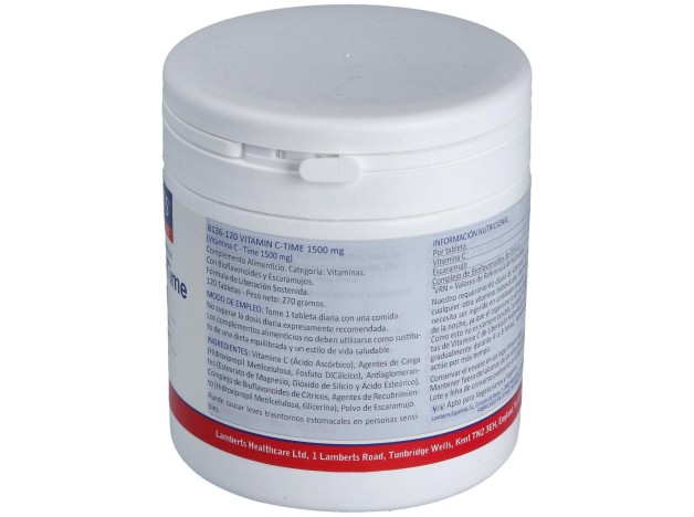 Vit.C 1500Mg Time Liberacion Sostenida 120Comp.