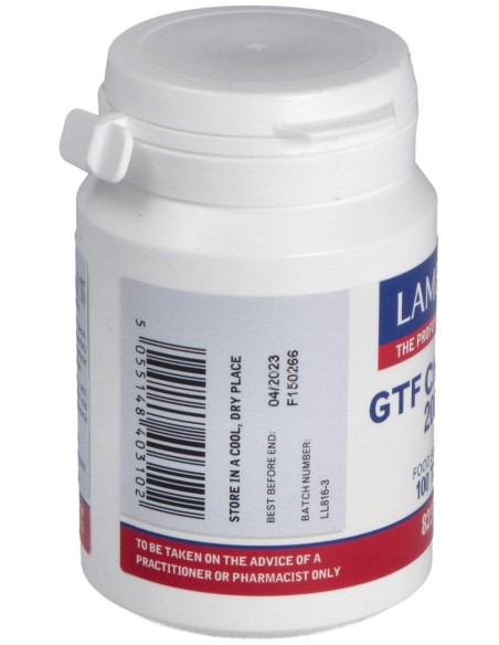 Lamberts Cromo Gtf 200Μg 100 Comprimidos