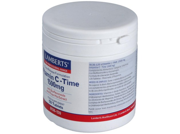 Vit.C 1500Mg Time Liberacion Sostenida 120Comp.